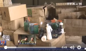 Thu giữ lượng lớn mỹ phẩm nhập lậu tại cảng Hà Nội