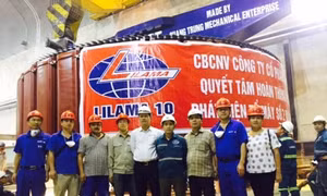 Phát điện tổ máy số 2 Nhà máy Thủy điện Huội Quảng
