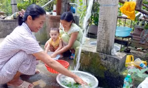 Hiệu quả từ tín dụng nước sạch và vệ sinh môi trường ở Phú Thọ 
