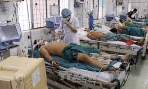 Thiếu úy công an hồi phục tích cực sau khi bị bắn trọng thương