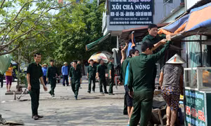 Thanh Hóa lập lại trật tự hành lang an toàn giao thông