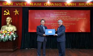 Nâng tầm hợp tác công tác dân tộc giữa Việt Nam - Lào