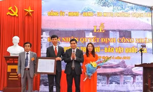 Tượng đền Trấn Vũ đón nhận Quyết định Bảo vật quốc gia