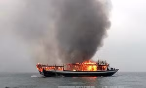 Nổ bình gas trên tàu cá, 2 ngư dân tử vong