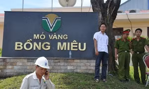 Buộc Công ty vàng Bồng Miêu dừng khai thác