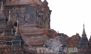 Động đất phá hủy hàng chục chùa cổ của Myanmar
