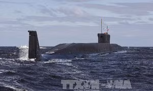 Nga tập trận tàu ngầm nguyên tử trên biển Barents