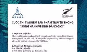 Cuộc thi tìm kiếm sản phẩm truyền thông “song hành vì bình đẳng giới”