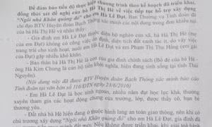 Cậu bé nghèo đã được trả lại "Ngôi nhà khăn quàng đỏ"
