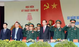 Chủ tịch nước dự kỷ niệm Ngày truyền thống Học viện Kỹ thuật Quân sự