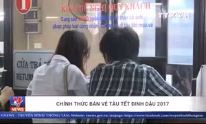 Bắt đầu bán vé tàu Tết Đinh Dậu 2017