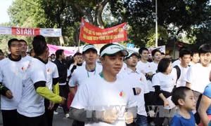 Hàng nghìn người tham gia cuộc Chạy vì trẻ em Hà Nội 2018