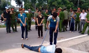 Chiến sỹ công an Hà Nội bị đánh tử vong 