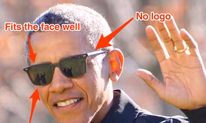 Ông Obama dạy phái mạnh cách mua kính râm