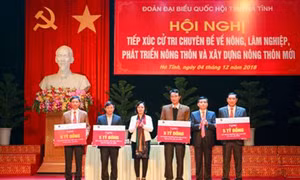 Agribank trao 20 tỷ đồng xây dựng 4 trường học tại Hà Tĩnh