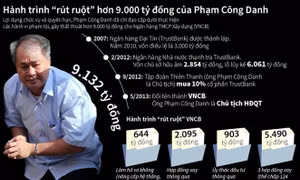 Hành trình rút ruột hơn 9.000 tỷ đồng của Phạm Công Danh 