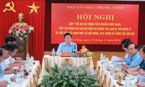Góp ý kiến vào dự thảo Đề án tiêu chuẩn chức danh cán bộ, đánh giá cán bộ 