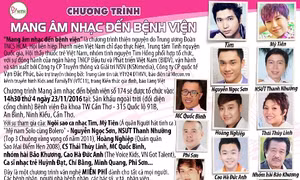 Mang âm nhạc về miền sông nước Cửu Long 