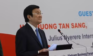 Chủ tịch nước Trương Tấn Sang thăm đặc khu kinh tế Benjamin