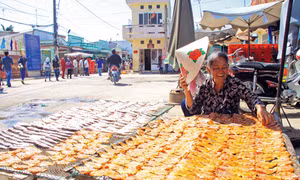 Xuân sớm trên xã đảo Thạnh An