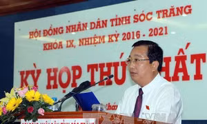Trao quyết định chuẩn y Phó Bí thư Tỉnh ủy Sóc Trăng 