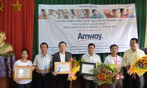 Amway Việt Nam đóng góp hơn 5,6 tỷ đồng cho các hoạt động từ thiện