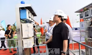 Hà Nội khánh thành Nhà máy xử lý nước thải làng nghề Cầu Ngà