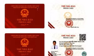 Ban hành mẫu Thẻ Nhà báo mới