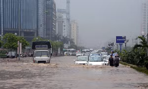Hà Nội lại đối phó với ngập