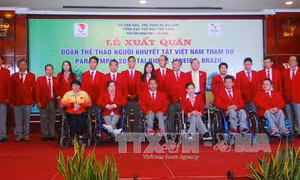 Đoàn Việt Nam xuất quân tham dự Paralympic Rio 2016