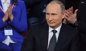 Ông Putin trổ tài thông dịch viên tiếng Đức