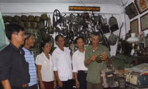 Người cựu chiến binh tự lập "bảo tàng" kỷ vật chiến tranh