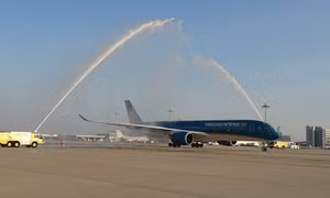 Vietnam Airlines khai thác Airbus A350 chặng TP Hồ Chí Minh - Osaka