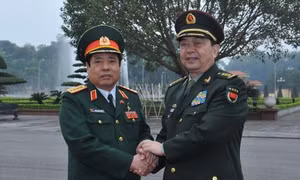 Đại tướng Phùng Quang Thanh hội đàm với Bộ trưởng Quốc phòng Trung Quốc 