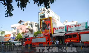 Cháy cửa hàng tranh ảnh, thiệt hại 700 triệu đồng