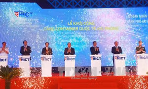 Khởi công dự án Cảng Container quốc tế Hải Phòng