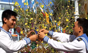Mang xuân ra Trường Sa