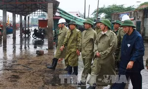 Kiểm tra phòng chống bão số 3 tại Hải Phòng, Quảng Ninh, Nam Định