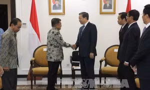 Bộ trưởng Công an Tô Lâm làm việc tại Indonesia 