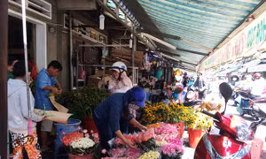 Hoa tươi tăng giá chóng mặt vẫn tấp nập người mua