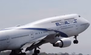Không quân Thụy Sĩ, Pháp hộ tống máy bay Israel
