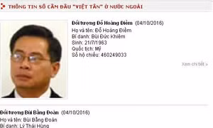 Việt Tân chính thức bị liệt vào danh sách tổ chức khủng bố
