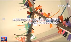 Độc đáo chuồn chuồn tre Hà Nội