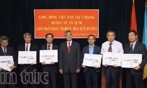 Người Việt tại Ukraine ủng hộ xây Khu tưởng niệm Gạc Ma