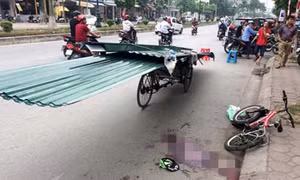 Chấn chỉnh hoạt động xe thô sơ chở hàng cồng kềnh tham gia giao thông 