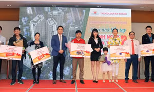 Quay số trúng thưởng cùng The Golden An Khánh 32T