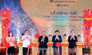 Thủ tướng dự Lễ động thổ Dự án Công viên Kim Quy tại Hà Nội 