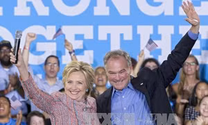 Đảng Dân chủ đề cử ông Tim Kaine làm ứng cử viên Phó Tổng thống