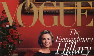 Tạp chí thời trang Vogue phá vỡ truyền thống ủng hộ bà Clinton