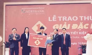 Agribank trao giải 1 tỷ đồng cho khách hàng may mắn 